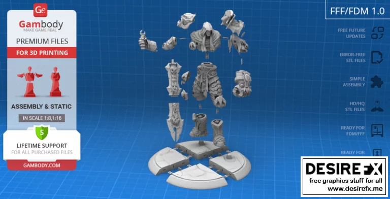 Darksiders – War – 3D Print Model