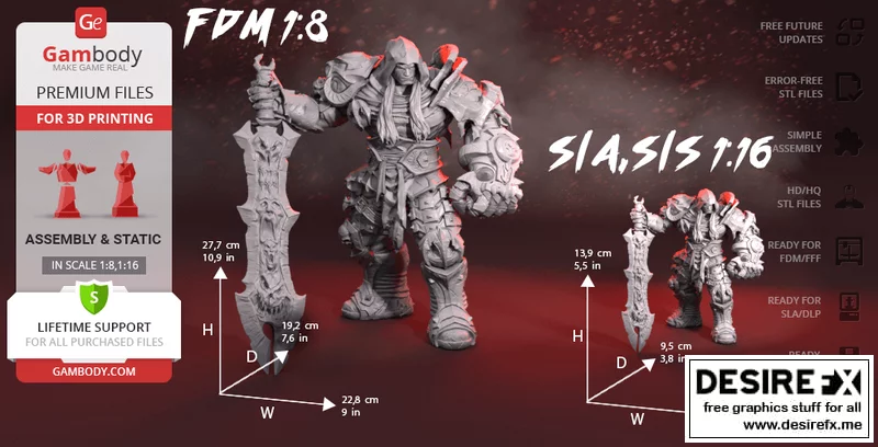 Darksiders – War – 3D Print Model