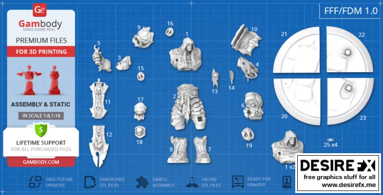 Darksiders – War – 3D Print Model