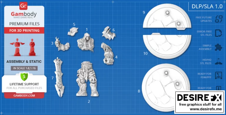 Darksiders – War – 3D Print Model