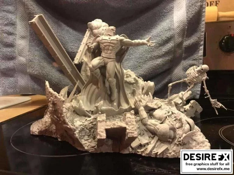 磁力人 vs 猛禽猎手 3D打印模型|Magneto vs Wolverine – 3D Print Model