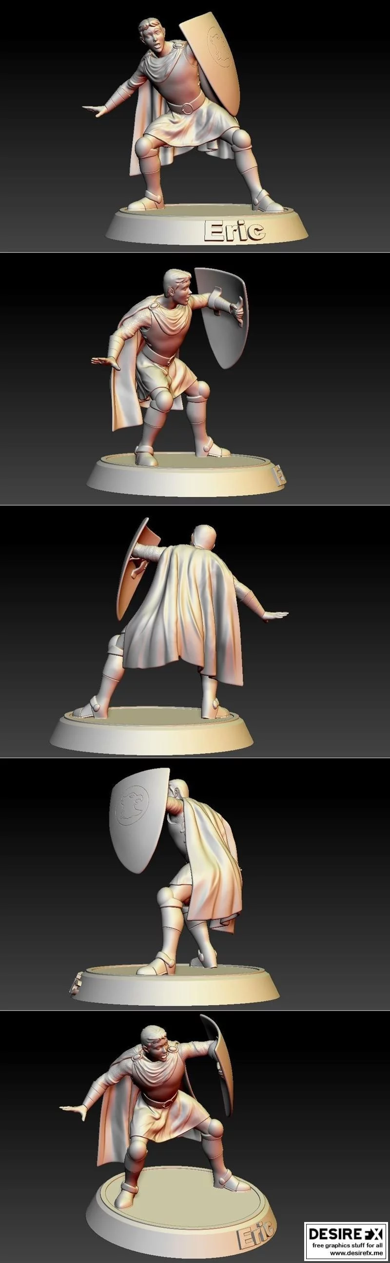 龙与地下城 - 艾里克 - 3D打印模型|Dungeons and Dragons – Erick – 3D Print Model