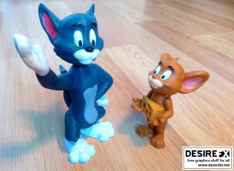 汤姆与杰瑞 3D打印模型|Tom and Jerry – 3D Print Model