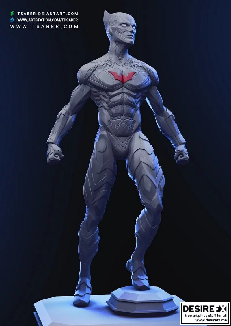 蝙蝠侠Beyond 3D打印模型|Batman Beyond – Full Figure – 3D Print Model