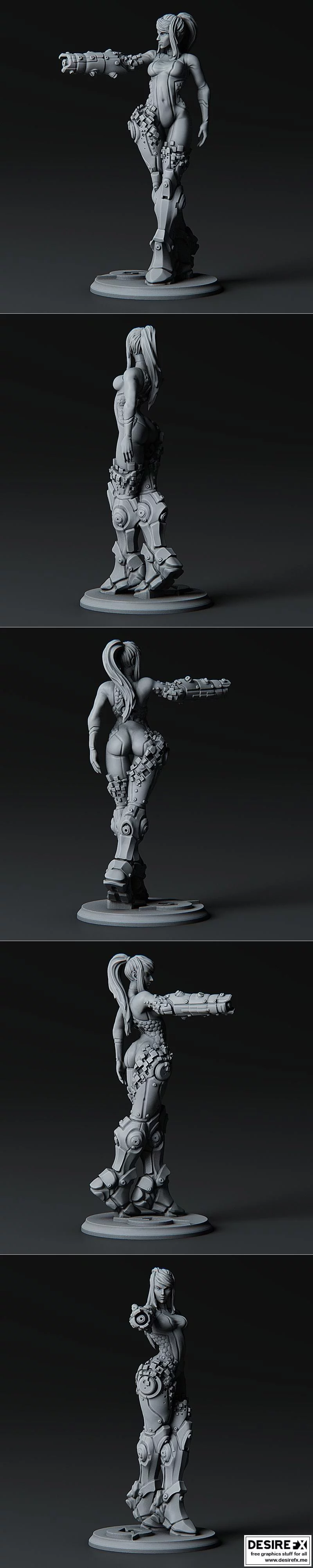 超详细3D打印模型：metroid Samus aran角色复刻|Samus aran – metroid – 3D Print Model
