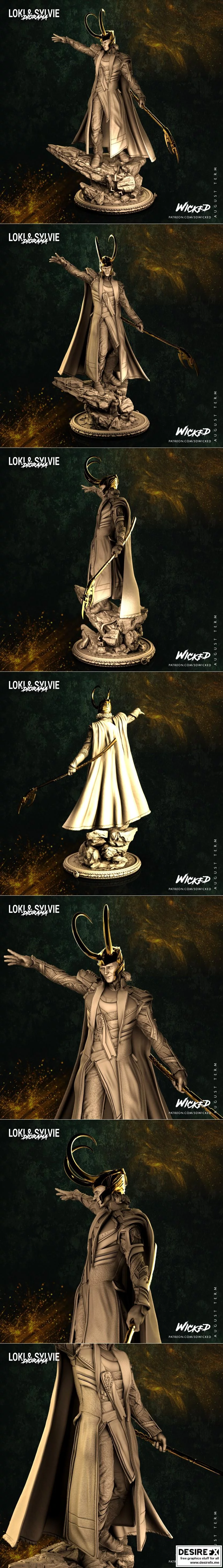 洛基 3D打印模型|Loki – 3D Print Model