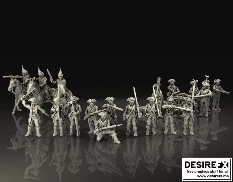 Madox历史系列-红衣军装-3D打印模型|Madox Historical – Redcoats – 3D Print Model