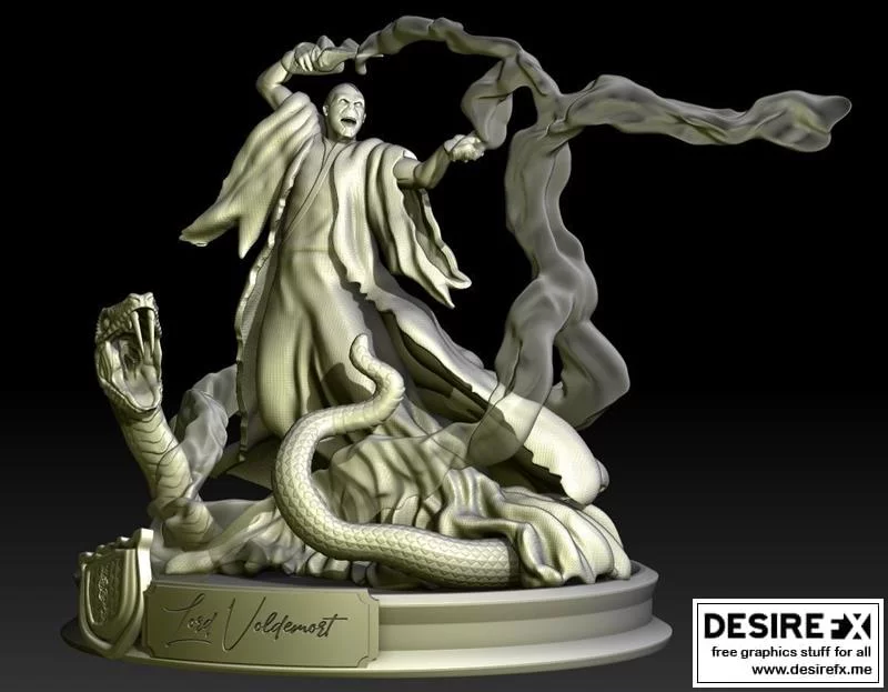 伏地魔 3D打印模型|Voldemort – 3D Print Model