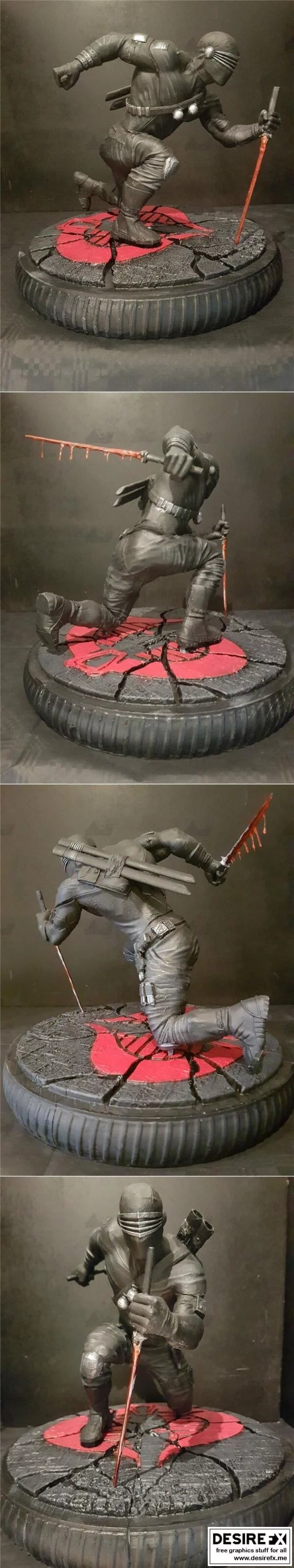 蛇眼 3D打印模型|Snake Eyes – 3D Print Model