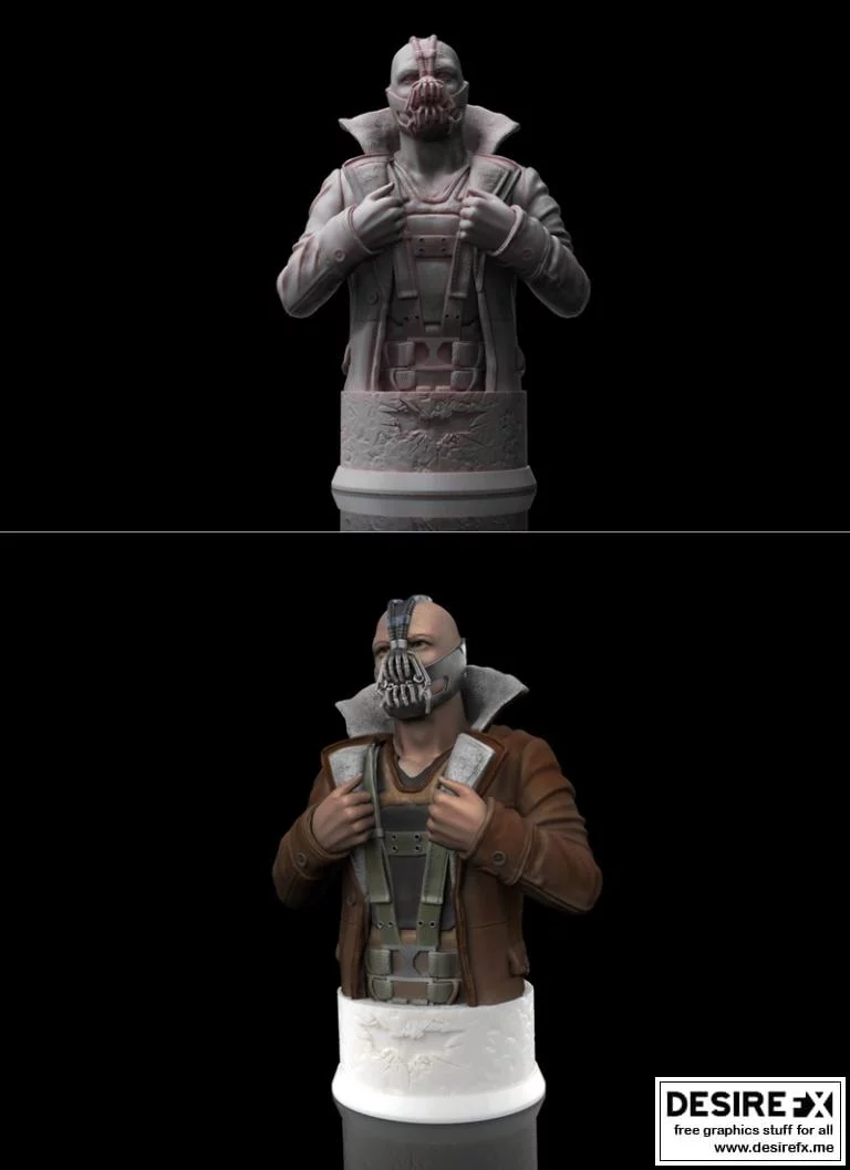 Fotis Mint 3D打印模型：Bane Bust|Fotis Mint – Bane Bust – 3D Print Model