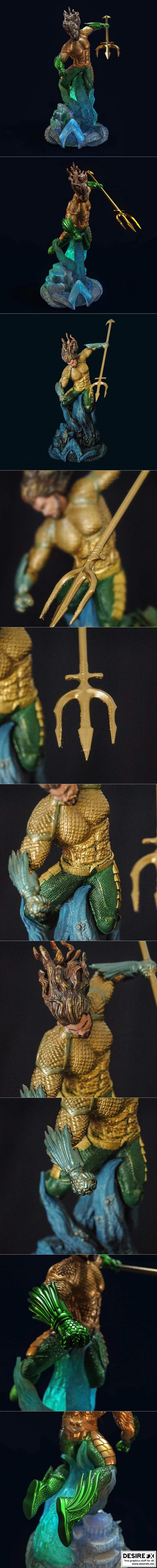 水之王3D打印模型|Aquaman – 3D Print Model