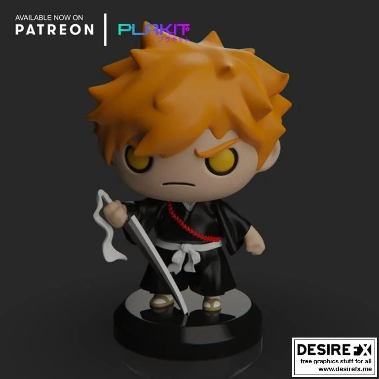PlaKit 白色相簿 伊崎 3D打印模型|PlaKit Bleach – Ichigo – 3D Print Model