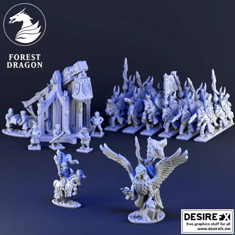 森林龙——2021年3D打印模型|Forest Dragon – May 2021 – 3D Print Model