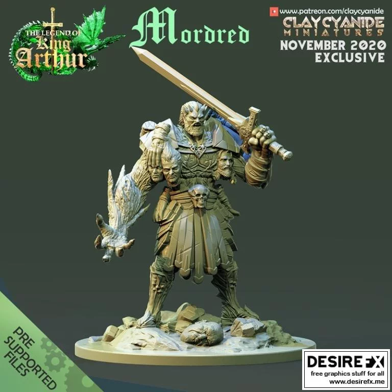 Mordred 3D打印模型|Mordred – 3D Print Model