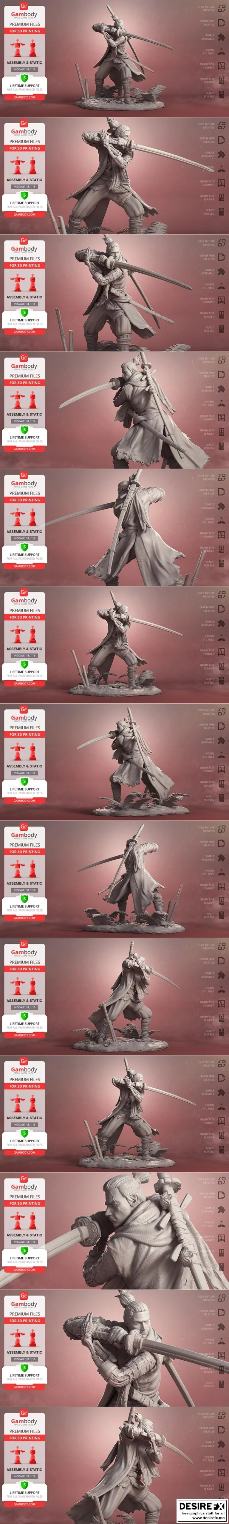 《塞尔罗：3D打印模型》|Sekiro – 3D Print Model