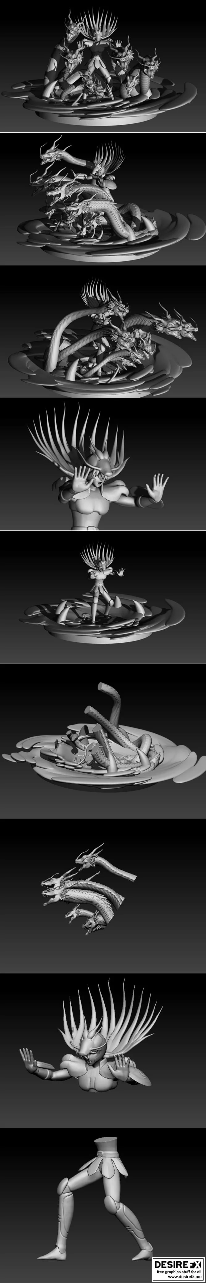 神龙者-Shiryu-3D打印模型|Shiryu – 3D Print Model