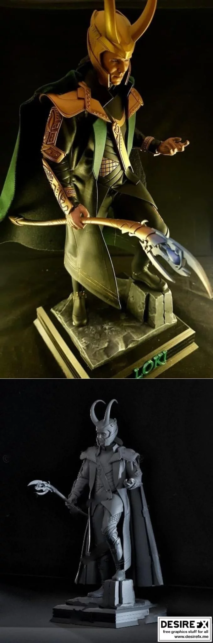 洛基 3D打印模型|Loki – 3D Print Model