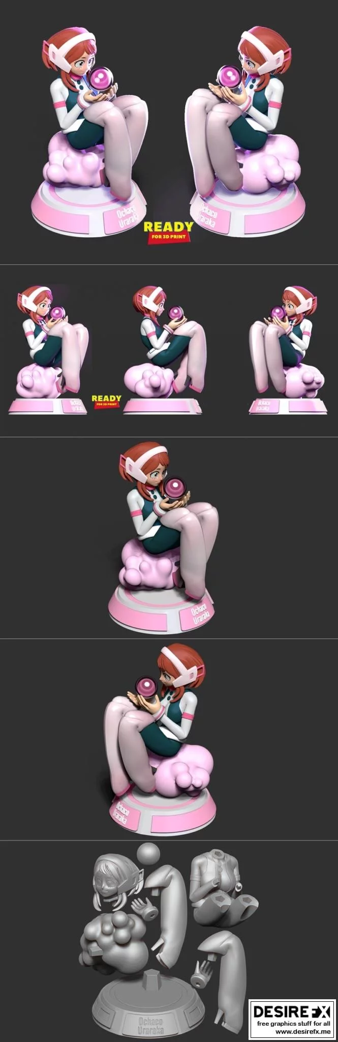 Ochaco Uraraka – 3D Print Model