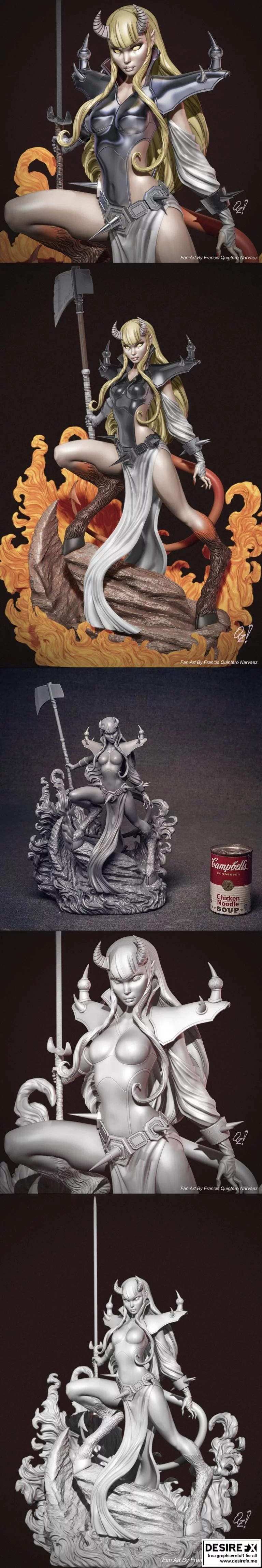 魔幻恶魔形态——3D打印模型|Magik Demon Form – 3D Print Model