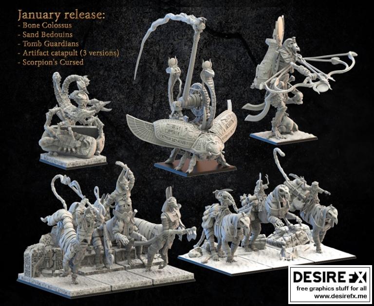 失落王国迷你模型——3D打印动漫角色精品|Lost Kingdom Miniatures – 3D Print Model