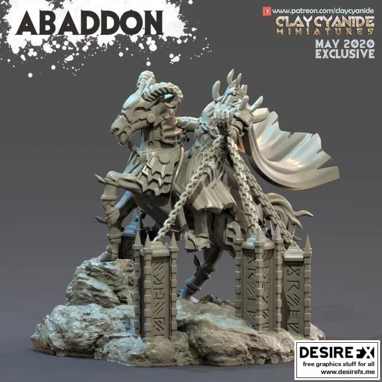 阿布隆顿 3D打印模型|Abaddon – 3D Print Model