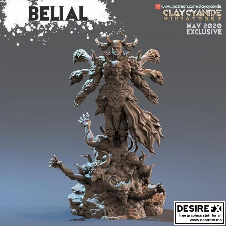 Belial 3D打印模型|Belial – 3D Print Model