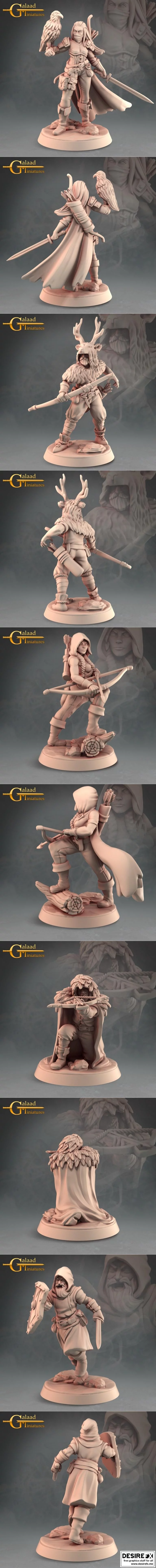 《进森林》3D打印模型|Into The Woods – Scouts – 3D Print Model