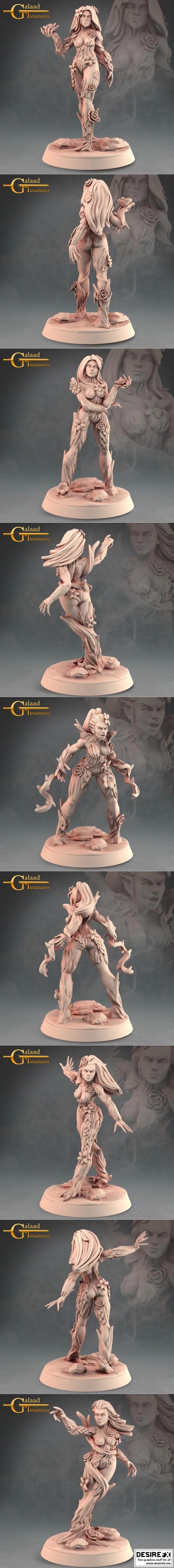 《进森林之境：Dryads 3D打印模型》|Into The Woods – Dryads – 3D Print Model