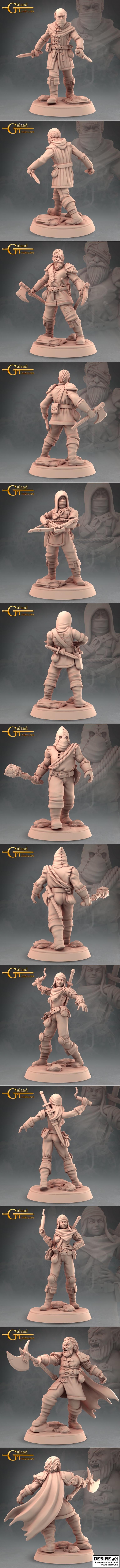 《进击的森林》3D打印模型|Into The Woods – Bandits – 3D Print Model