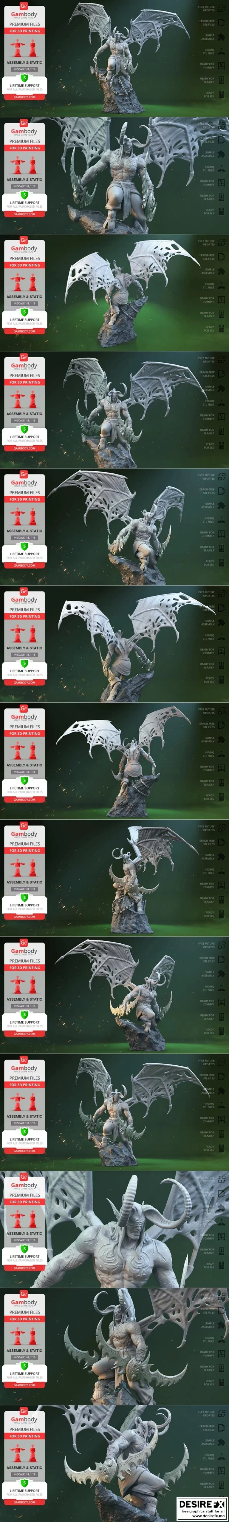 伊利丹·怒风 3D打印模型|Illidan Stormrage – 3D Print Model