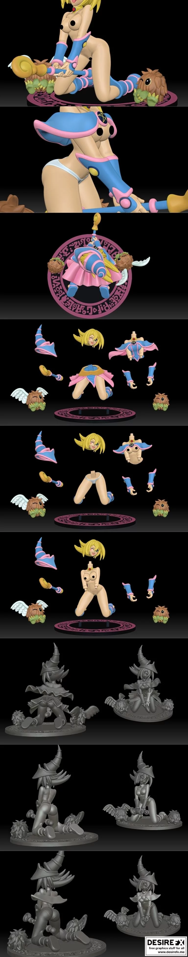 Dark Magician Girl – 3D Print Model