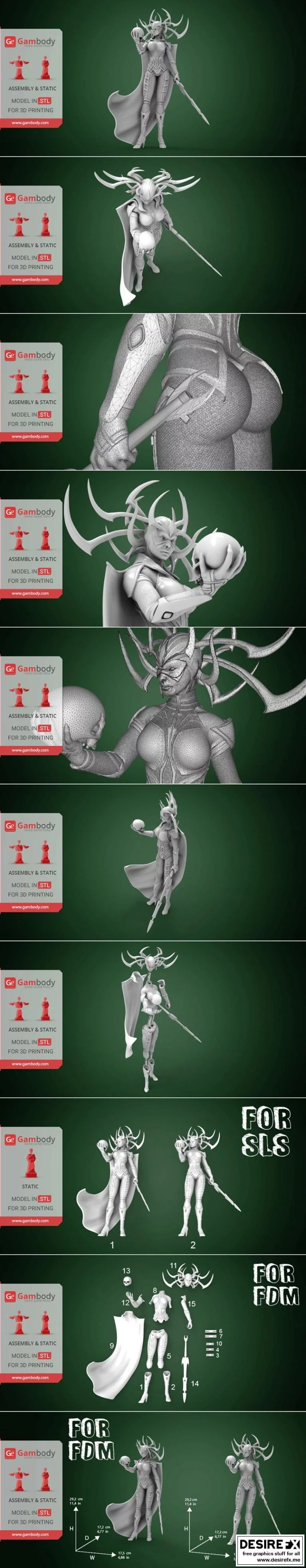 Hela 3D打印模型|Hela – 3D Print Model