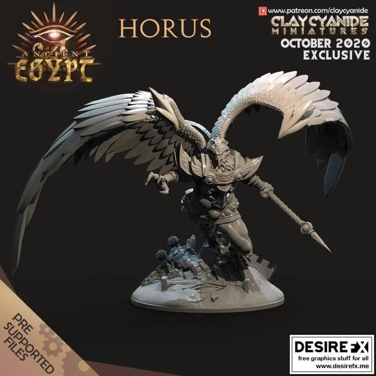 霍鲁斯 3D打印模型|Horus – 3D Print Model