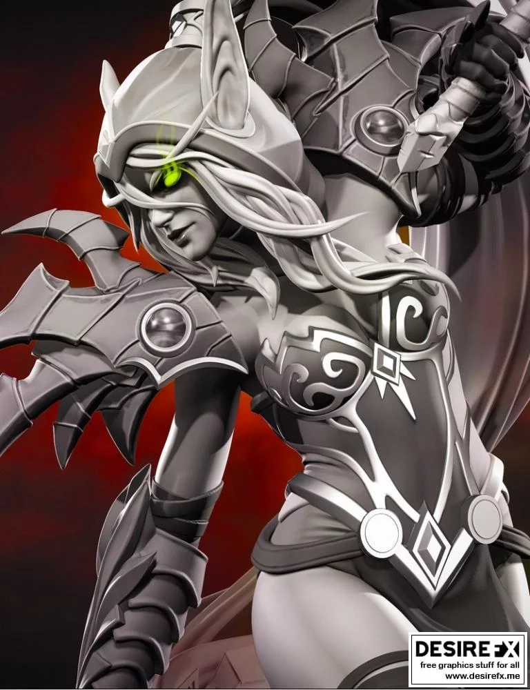 魔兽世界 3D打印模型 Valeera Sanguinar|Valeera Sanguinar – World of Warcraft – 3D Print Model