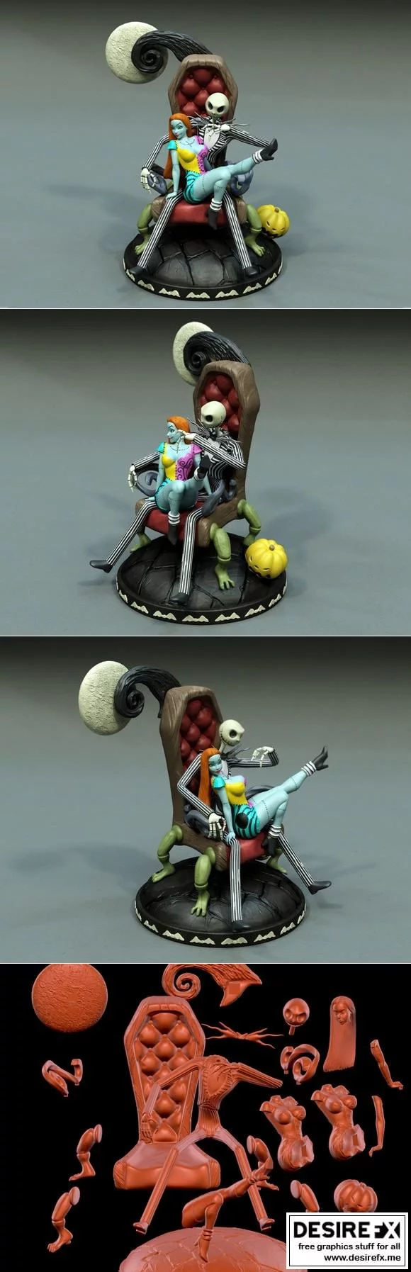 萨莉 3D打印模型|Sally – 3D Print Model