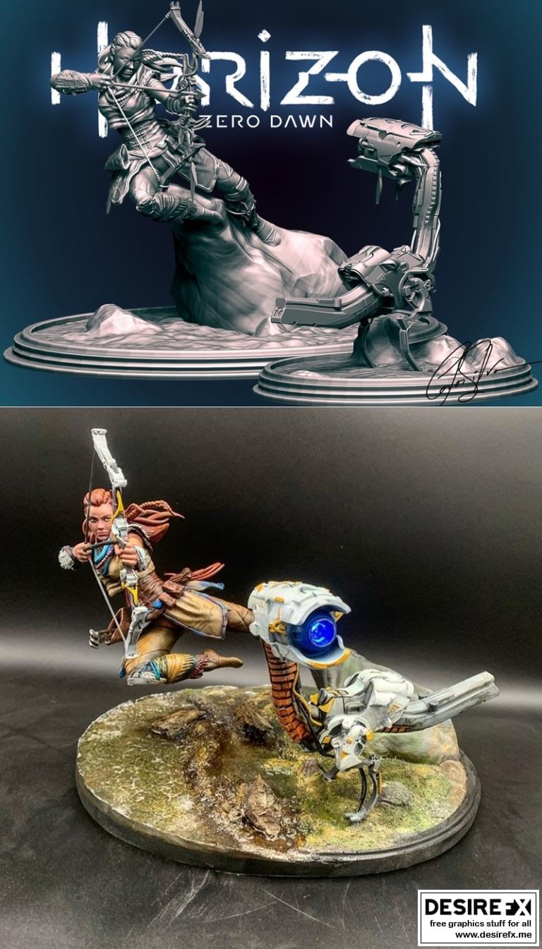 《无人区：3D打印模型》|Horizon Zero Dawn – 3D Print Model
