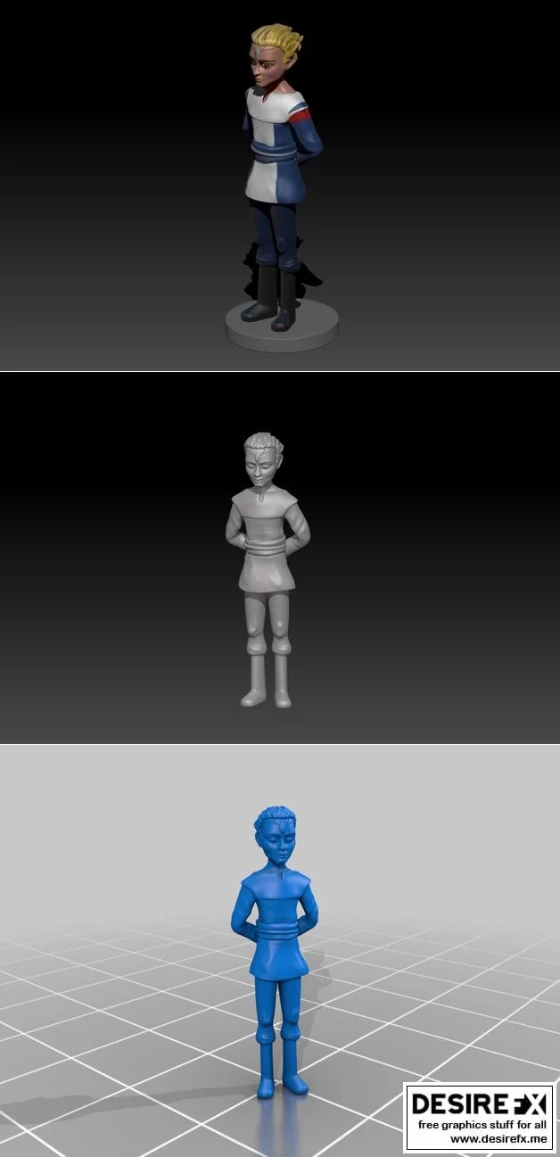 Omega - 3D打印动漫角色模型|Omega – 3D Print Model