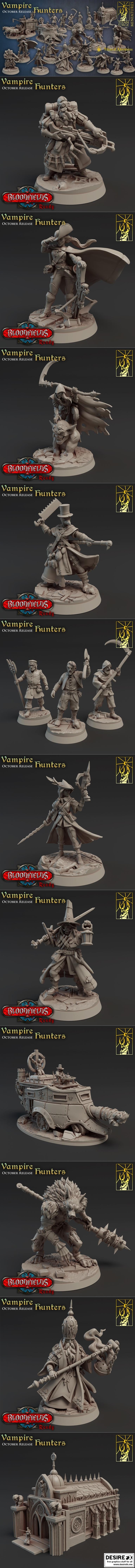 吸血鬼猎人3D打印模型|Vampire Hunters – 3D Print Model
