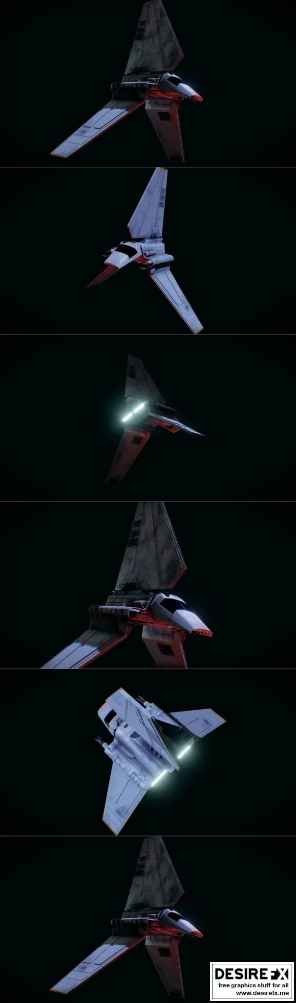 帝国Lambda级穿梭机——3D打印模型|Imperial Lambda Class Shuttle – 3D Print Model