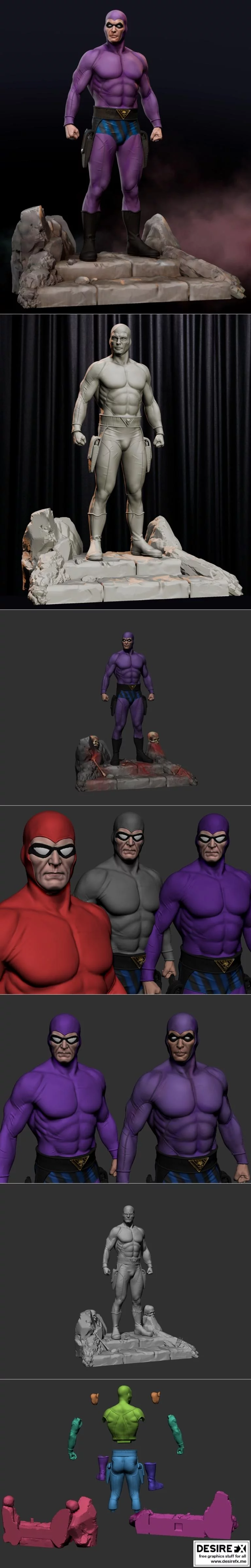 FundRazr-幻影（The Phantom）3D打印模型|The Phantom (FundRazr) – 3D Print Model