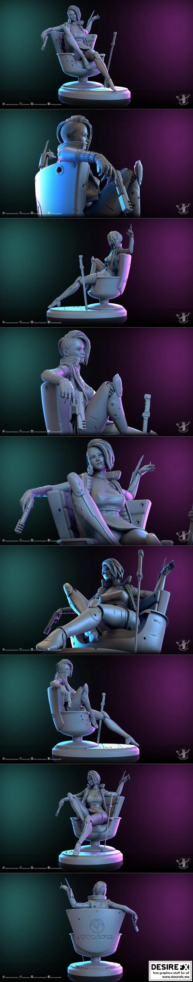 Molly 3D打印模型|Molly – 3D Print Model