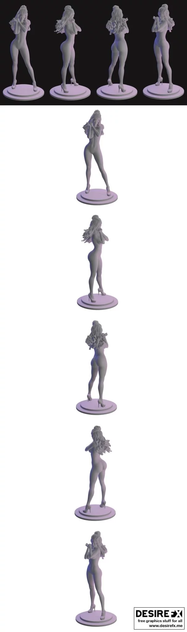 25免费 - 动漫游戏角色3D打印模型|25Besplatno – 3D Print Model