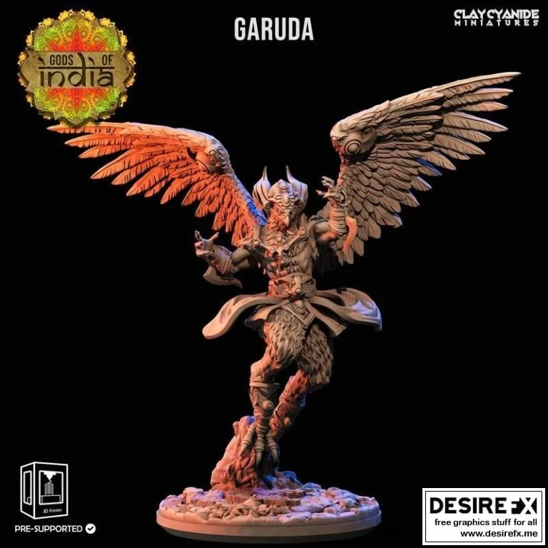 嘉达 3D打印模型|Garuda – 3D Print Model