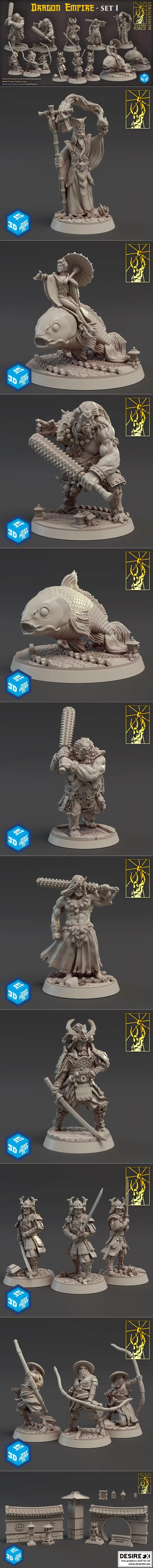 龙帝国 3D打印模型|Dragon Empire – 3D Print Model