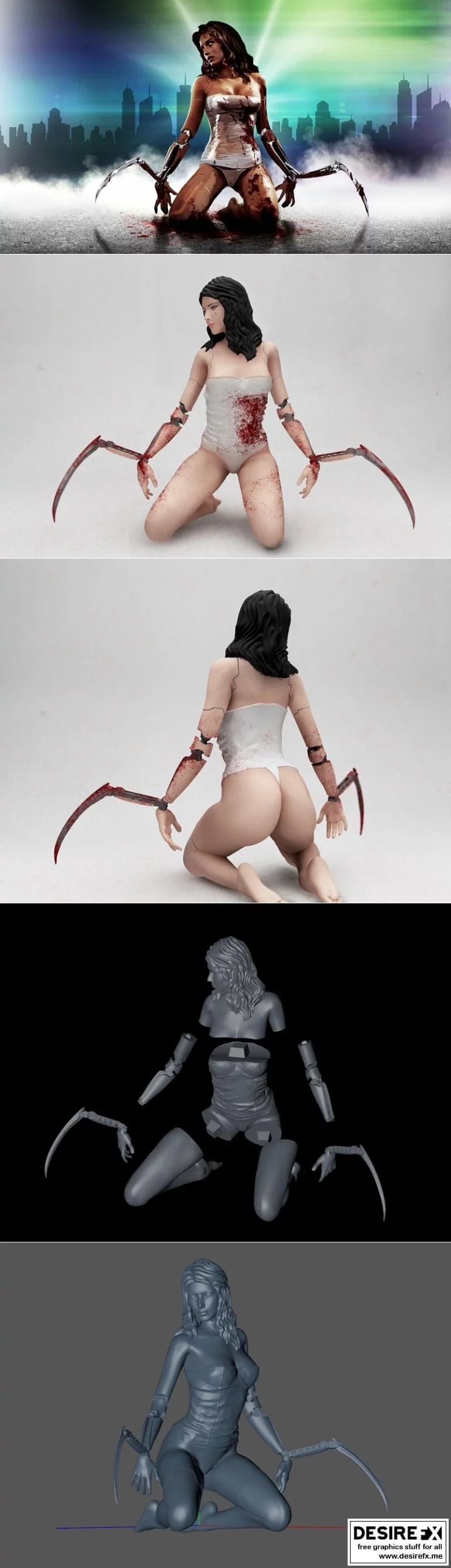 赛博朋克2077 3D打印模型|Cyberpunk 2077 – 3D Print Model