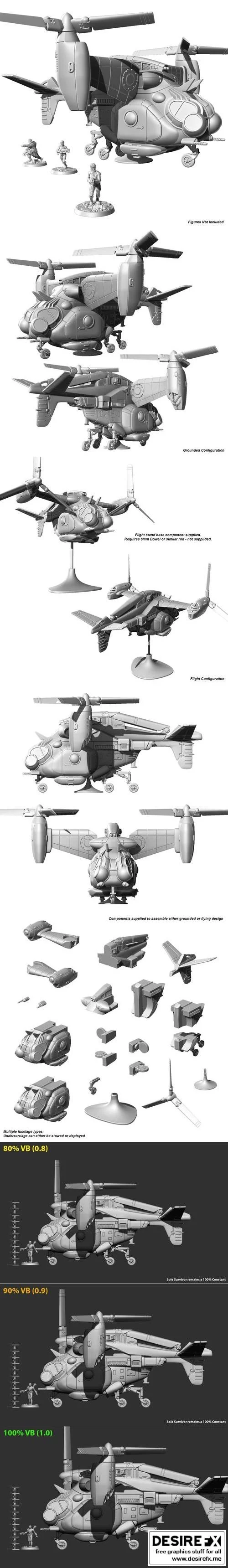 Vertibird – 3D打印模型|Vertibird – 3D Print Model