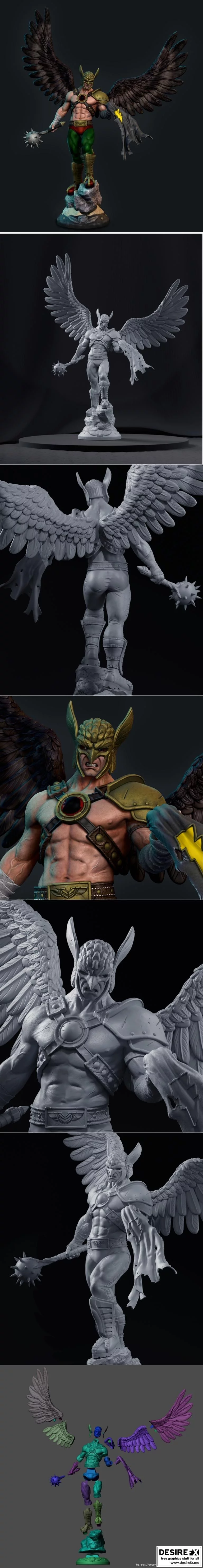 hawkman 3d打印模型|Hawkman – 3D Print Model
