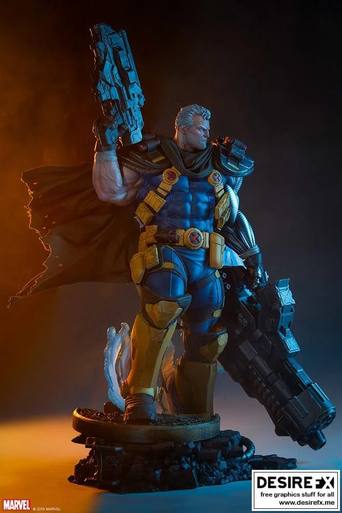 漫威X战警-电缆-3D打印模型|Marvel’s X-Men – Cable – 3D Print Model