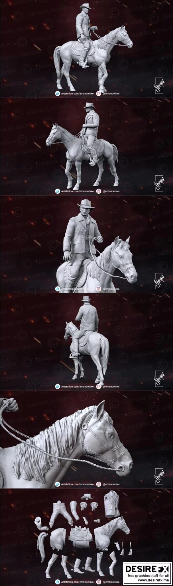 Arthur Morgan 3D打印模型|Arthur Morgan – 3D Print Model