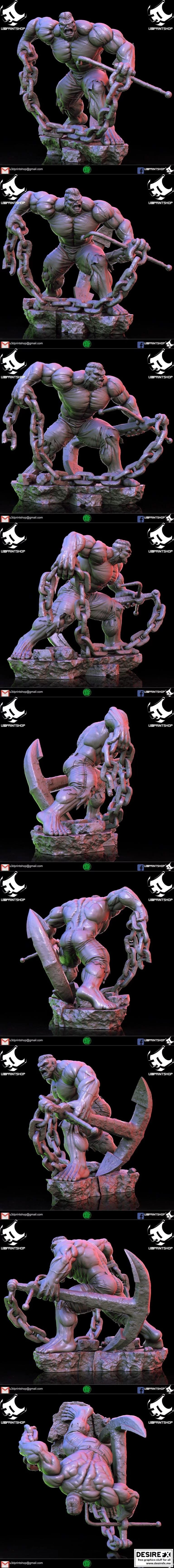 Hulk 3D打印模型|Hulk – 3D Print Model